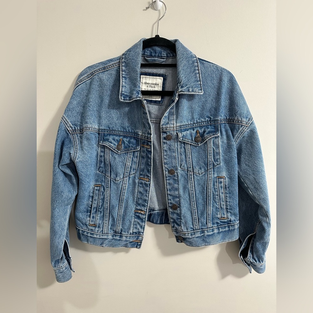Abercrombie & Fitch Blue Denim Jacket - Picture 2 of 4